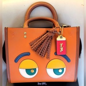 Coach Coachies Rogue 25 In Signature Textile Jacquard - Dreamie Style CC396 NWT